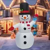 Transfronterizo 1.2 metros Suministros navideños Decoración para patio exterior y jardín Adornos Muñeco de nieve navideño Modelo de aire inflable