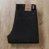 Pantalones largos de lana grises para otoño e invierno 2024, lijados, elásticos, para jóvenes y adultos de mediana edad, de negocios, antiarrugas, rectos, casuales para hombre