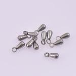 工厂批发DIY手工饰品配件不锈钢尾链水滴吊坠手链项链饰品配件