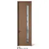 Portas de sala de xadrez e cartas, portas de vidro e madeira para salão de beleza, portas de sala de aula escolar, portas de escritório em material composto de madeira maciça, tamanhos podem ser personalizados