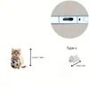 Tapón de Polvo de Acrílico de Gato de Fútbol 2D Más Vendido Transfronterizo para Teléfonos Móviles, Adecuado para Interfaz Apple y Interfaz Tipo-C
