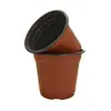 Vasos para Mudas de Duas Cores, Vasos Espessados para Mudas, Vasos para Flores Suculentas, Vasos para Plantio de Viveiro, Vasos Grandes de Plástico para Flores, Vasos de Plástico Macio