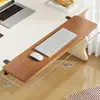 Placa de Extensión para Escritorio para Uso Doméstico, Placa de Extensión Ensanchada sin Taladro, Reposamanos, Bandeja Plegable Ensanchada para Teclado de Escritorio de Oficina