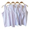 Chaleco de Algodón Delgado de Verano para Mujeres de Mediana Edad y Mayores Talla Grande Chaleco de Algodón Estampado Madre Flores Anchas