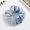 Goma para el Cabello de Seda Transfronteriza 100% Seda de Morera 3.5cm Cuerda de Seda para el Cabello Goma para el Cabello Intestino Delgado Cuerda de Cabello Plisada para Niñas