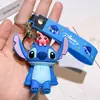 Modelo 2024 del Llavero de Muñeco Stitch Modificado, Colgante Llavero de Coche de Goma Suave PVC, Regalo de Máquina de Garra