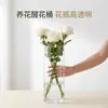 Jarrón Grande Imitación Cristal Hidropónico Sala de Estar Arreglo Floral Acrílico Bambú Cultivado en Agua Plástico Antiroturas Simple Versátil