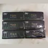 Jierou 100 Hojas Papel de Tejido Negro Suave de 3 Capas Servilleta Facial sin Perfume Papel Higiénico Toalla de Mano para Bebé Asequible