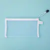 Estuche para Examen Papelería Estudiante Malla Transparente Examen Bolsa Sencilla para Lápices Gran Capacidad Modelo Nuevo 2025