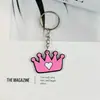 Llavero de goma suave, forma de corazón, caricatura, anime, celebridad, pareja, accesorio para bolso y mochila, disponible para venta al por mayor