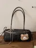 Bolsa de Axila Simples Retrô de Nicho para Mulheres 2025 Inverno Nova Moda Bolsa Diária para o Trabalho Bolsa de Ombro Simples