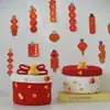 Cesta de Almacenamiento para Regalos, Caja de Almacenamiento de Bocadillos y Cosméticos para Escritorio del Hogar, Cesta de Almacenamiento para Artículos Varios de Regalo de Año Nuevo, Almacenamiento Universal