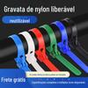 Loosable grande fivela de nylon braçadeira forte fixação fivela de assento de plástico cinta de cabo atacado de fábrica