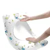 Funda de almohada desechable amigable con la piel para viajar, resistente a la suciedad, tela no tejida engrosada, estampado de dibujos animados, funda de almohada suave y transpirable, portátil para viajar
