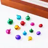Campana Plana de Colores Electrochapada al Vacío Mate de Colores Accesorio DIY para Collar de Mascota Llavero Colgante de Campana Pequeña
