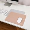Mouse Pad de Couro Spot de Fábrica Cor Pura Estilo Ins Dupla Face Pequeno Mouse Pad para Laptop Celular Pad de Mesa