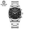 Relógio Masculino OCHSTIN/Augusten Comércio Exterior Transfronteiriço Pulseira de Aço Luminoso Quartzo 6 Ponteiros