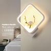 Lámpara de pared minimalista, creativa, tira de LED, sencilla, moderna, nórdica, para sala de estar, sofá, fondo de pared, dormitorio, lámpara de noche