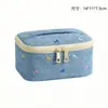 Bolsa de Maquiagem Cosmética Personalizada Estilo Retrô Doce e Descolada de Alto Valor com Bordado de Pônei Colorido, Bolsa Portátil para Armazenamento de Maquiagem para Saídas