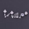 Pendientes Japoneses y Coreanos Sencillos Versátiles de Resina para Dormir Sin Quitarse los Pendientes Stud Transparente Invisible Accesorios de Pendientes para Estudiantes