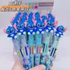Caneta esferográfica Stetson Rabub de desenho animado com lâmpada 6 cores caneta de assinatura caneta multicolorida caneta para diário de bordo material escolar para estudantes atacado