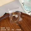 Bolsa Sellada para Joyería Wenwan Joyería Engrosada Anti-Oxidación Transparente Almacenamiento Bolsa para Pulsera Cremallera Auto-Sellante Bolsa de PVC