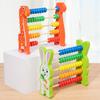 Estante de baliza de cinco velocidades, estante de cálculo, contador, material didáctico de matemáticas, juguetes, bandeja de baliza para niños, juguetes de madera