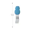 Cuchara de Mango Corto de Acero Inoxidable Cuchara para Bebé Aprendiendo a Comer Vajilla para Bebé Juego de Tenedor y Cuchara para Suplemento Alimenticio