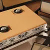 Toalha de Mesa Estilo Americano Nova 2026, Sem Lavagem, Impermeável, à Prova de Óleo, Resistente ao Calor, Luxo Leve, Sensação de Alta Qualidade, Toalha de Mesa de Café Vintage