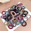 2025 Nova Corda de Cabelo para Rabo de Cavalo Alto para Mulheres com Costuras, Alta Elasticidade e Anel de Cabelo Rosqueado Durável Acessórios de Cabelo Estojo de Couro
