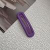 Presilha de Cabelo Minimalista Lisa Fosca para Mulheres, Presilha Lateral Versátil da Moda para Franja com Toque de Luxo, Grampo para Cabelos Soltos, Acessório de Cabelo BB Clip