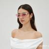 Óculos de Sol Aro Completo com Formato Especial 2024 Personalidade de Nicho Europeu e Americano Hip Hop Óculos Exagerados para Homens e Mulheres