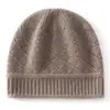 Gorro de cachemira engrosado, unisex, nuevo gorro de punto para otoño/invierno, casual y cálido, que cubre las orejas, gorro para la cabeza, gorro de ciclismo para clima frío