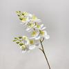 2 orquídeas phalaenopsis mini de horquilla flor de simulación de impresión 3D flor individual seca boda hogar vestido accesorios de fotografía productos transfronterizos