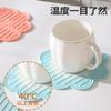 Nuevo Tapete Aislante Suave de Goma Cambia de Color Sensible al Calor, Mantel Individual, Tapete para Ollas, Posavasos, Tapete de Mesa Anti-Quemaduras para Cazuelas de Cocina, Tapete Resistente a Altas Temperaturas
