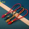 Cuerda con Nudo de Botón para Mango, Cuerda para Colgar, Accesorios para Joyería Hechos a Mano para Bricolaje, Cuerda para Colgar, Cuerda Roja al por Mayor del Fabricante