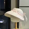 Sombrero de Sol de Malla Abierto para Primavera y Verano para Mujer con Ala Ancha, Sombrero de Vacaciones en la Playa, Sombrero de Sol de Playa con Protección UV