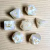 Juego de Dados Poliedros D&D con Patrón de Mármol, Color Mixto Transparente D4D6D8D10D12D20 Caras, Coc, Juego de Mesa, Juego de Siete Piezas
