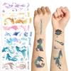 Cross-border nova cor koi série tatuagem adesivo à prova d'água festa festa presente engraçado faça você mesmo rosto divertido