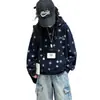 Sudadera de principios de otoño para niña, nuevo estilo primavera y otoño 2026, camiseta básica para niños medianos y grandes, estilo dulce y fresco, sudadera con capucha y estampado de estrellas