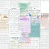 162 Pegatinas de Música Simple para Ukelele, Partitura de Música Pop Simple Clásica, Autoadhesivas para Tocar el Piano y Cantar, Enseñanza DIY