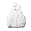 Fog Essentials Sudaderas com Letras de Silicone Estéreo para Homens e Mulheres American High Street Moletons com Flocagem Jaqueta Moletom