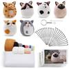 Paquete de material de bricolaje para hacer pequeños adornos de fieltro de lana, gatito, gato, mi nuevo principiante de mano con herramientas en stock al por mayor