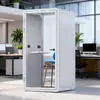 Cabina telefónica móvil insonorizada para interiores, oficina, almacén silencioso, aislamiento desmontable, estudio de ruido, venta directa de fábrica
