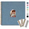 En Stock de Fábrica Graduación de Jardín de Infantes Tarjeta de Crecimiento de Bebé Álbum de Fotos Mini de 8 pulgadas para Niños Álbum de Fotos DIY para Registrar el Crecimiento