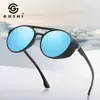 Nuevas gafas de sol redondas de doble puente moda para hombre gafas de sol polarizadas HD mujeres fabricantes venta al por mayor personalizada espejo de ciclismo venta al por mayor