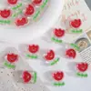 Punto Caricatura Lindo Flor de Goteo de Aceite Cuentas DIY Cadena de Teléfono Móvil Pulsera Accesorios Cuerda para el Cabello Accesorios para el Cabello Material Cuentas Sueltas