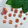 Otoño Nuevas decoraciones de uñas Austin Rose Mixtas DIY Material de arte de uñas Accesorios de resina
