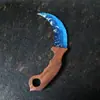 Venta Caliente Transfronteriza Piedra Cruda de Cristal Obsidiana Ópalo Cuchillo de Talla Pulido a Mano Daga Cuchillo Garra Adorno Decoración