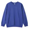 Sudadera Ag300 Transfronteriza Europea y Americana Pesada Color Sólido Suelto Cuello Redondo Mezcla de Algodón Doble Cara Estilo Coreano Casual Manga Larga